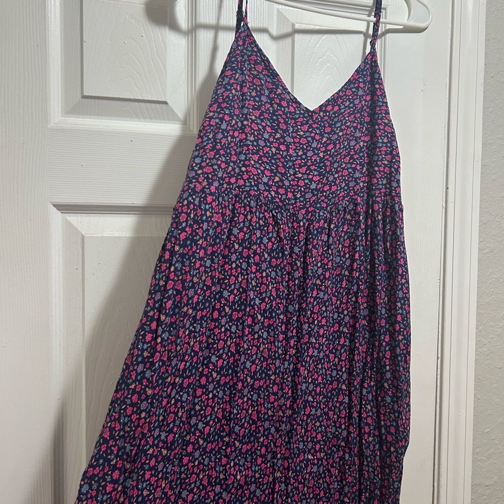 NATURAL LIFE Navy Floral Spaghetti Strap Romper